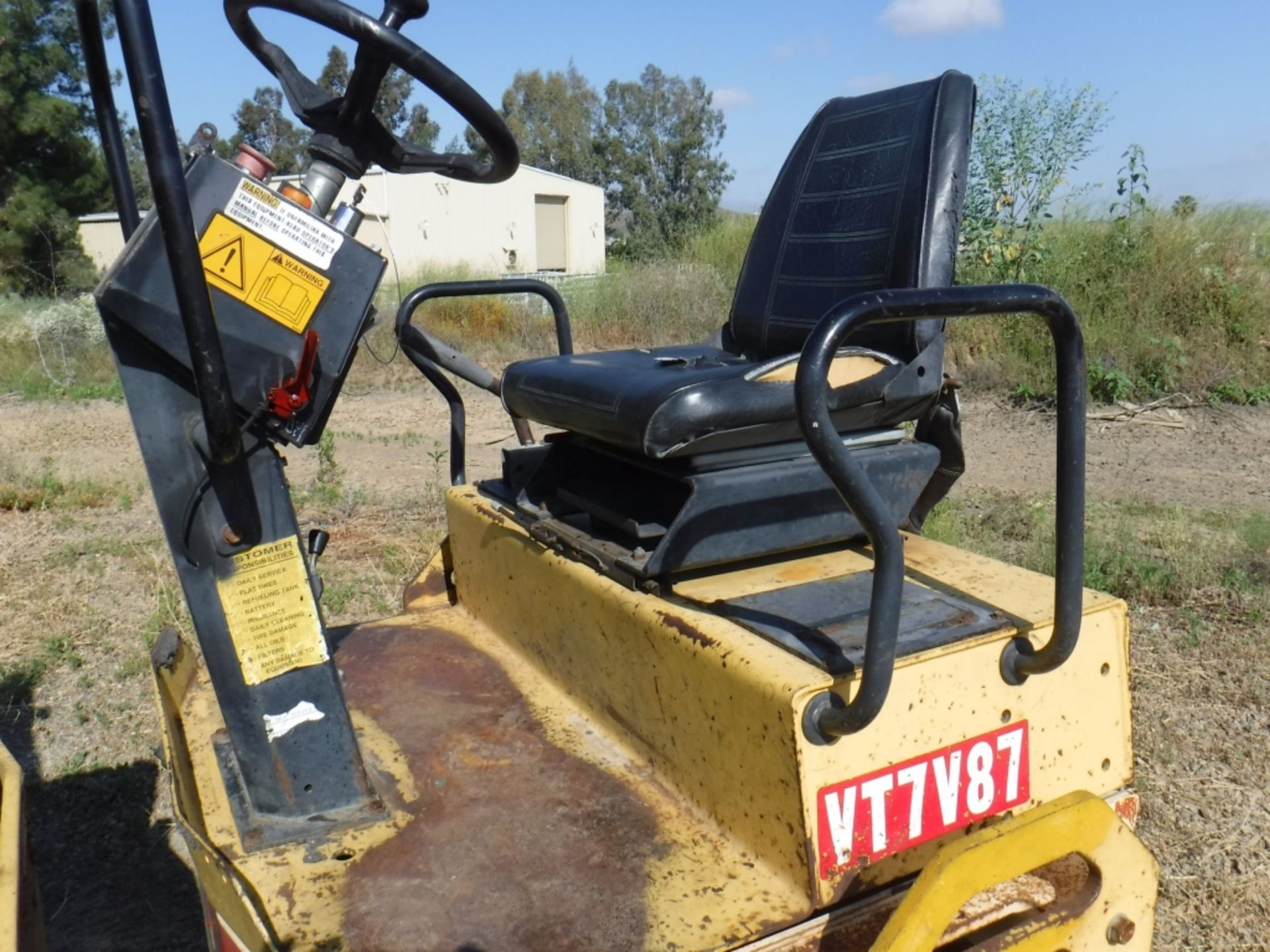 2003 Dynapac CC122 Tandem Vibratory Roller, - Image 6 of 10