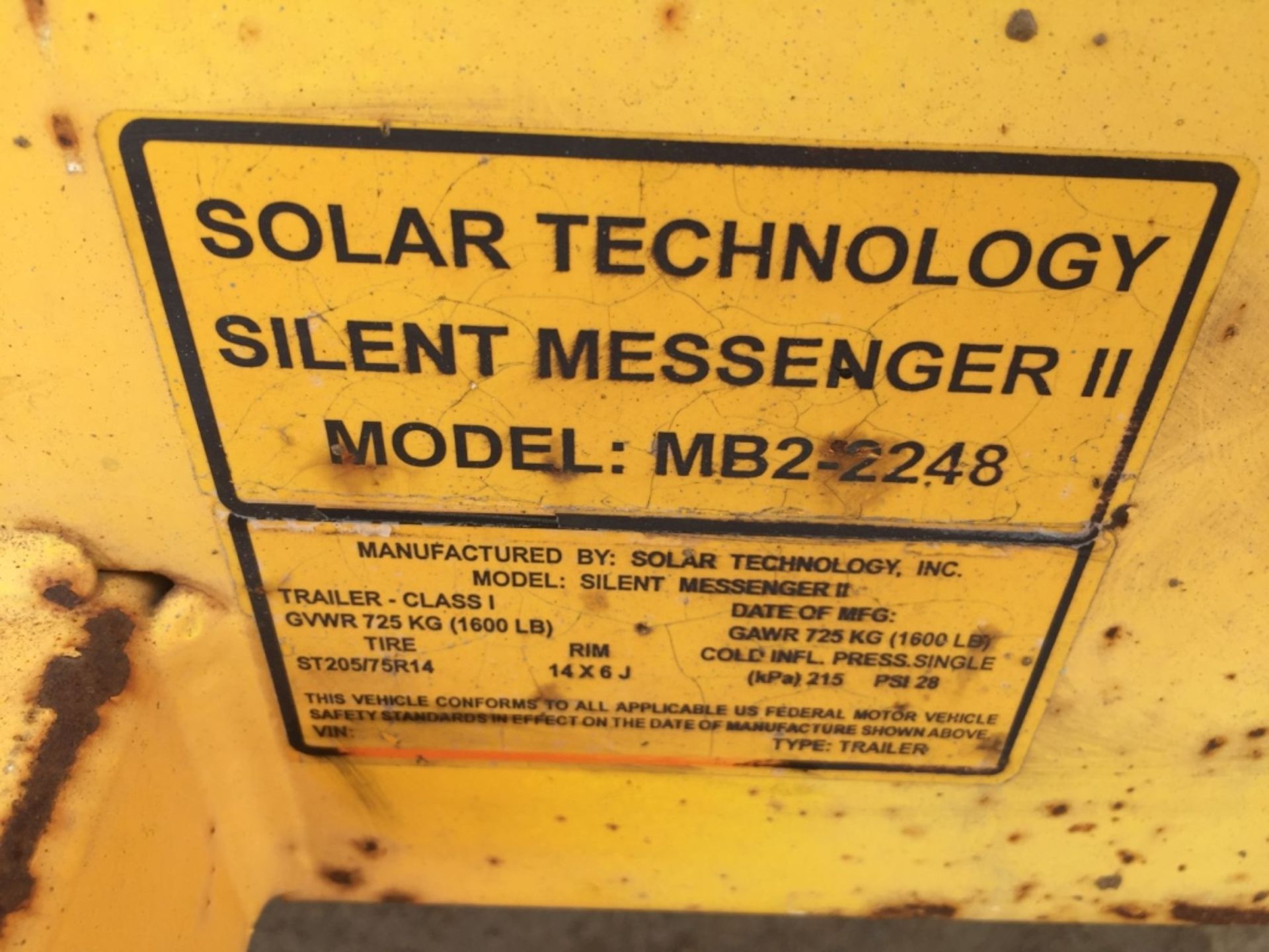 Solar Technology Silent Messenger II Arrow Board, - Image 41 of 51