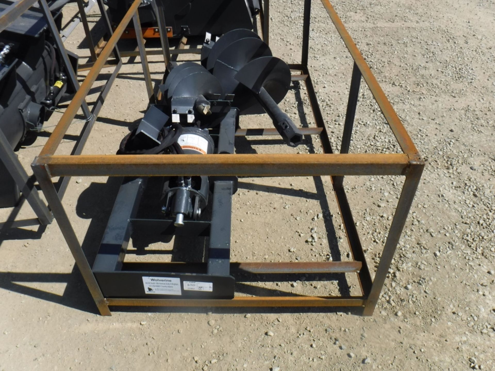 Unused 2020 Wolverine Hydraulic Auger Attachment, - Image 2 of 13