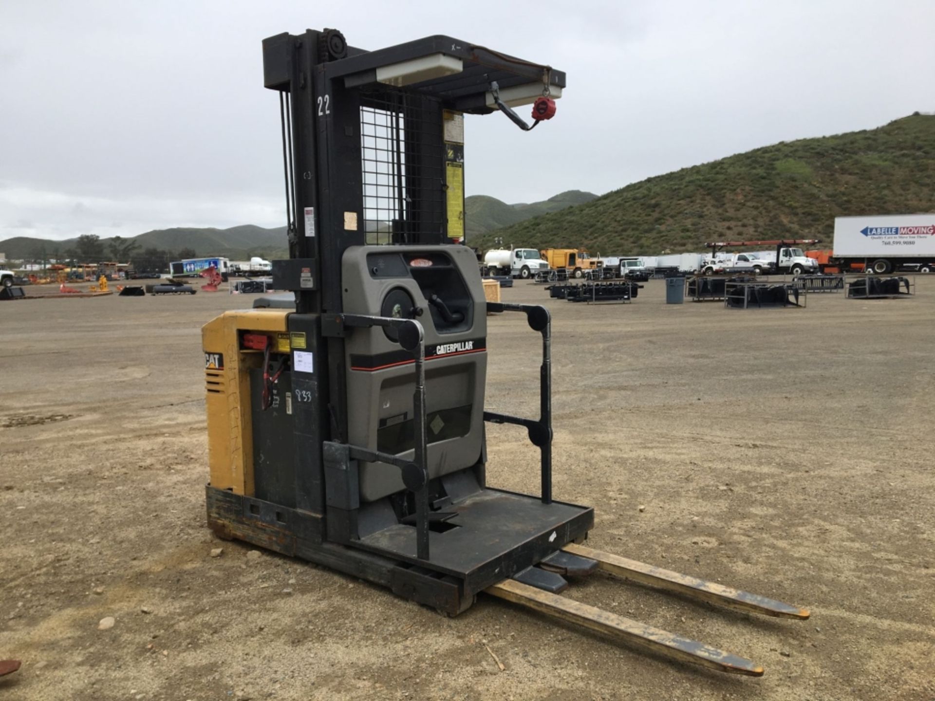 Caterpillar NOR3OP Stand-On Warehouse Forklift, - Image 3 of 49