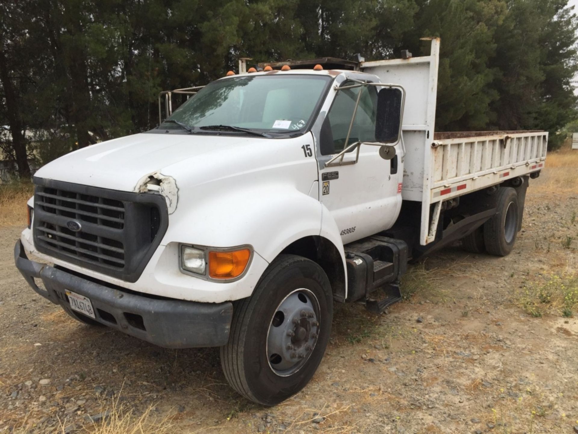 Ford F650 Flatbed Dump Truck, - Image 4 of 69