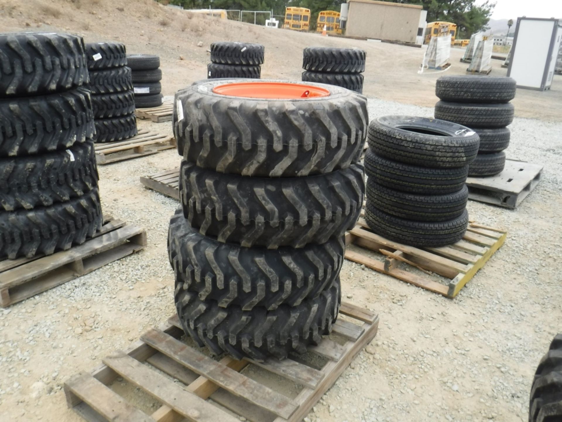 (4) Unused Camso SK332 10-16.5 Skid Steer Tires