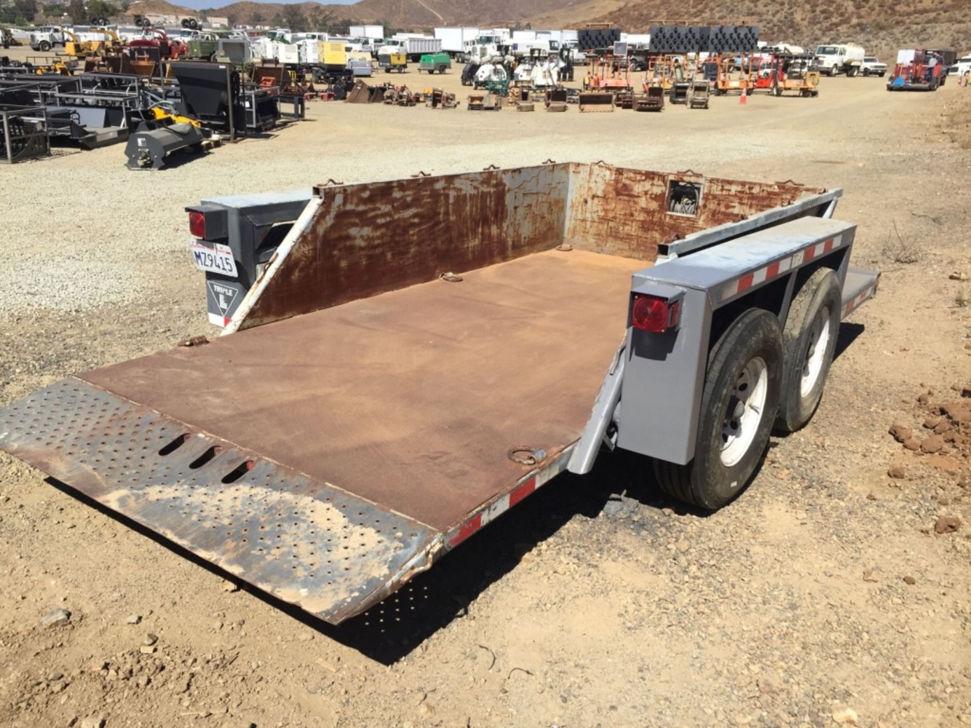 JLG Triple L 1014 Equipment Trailer, - Image 7 of 34