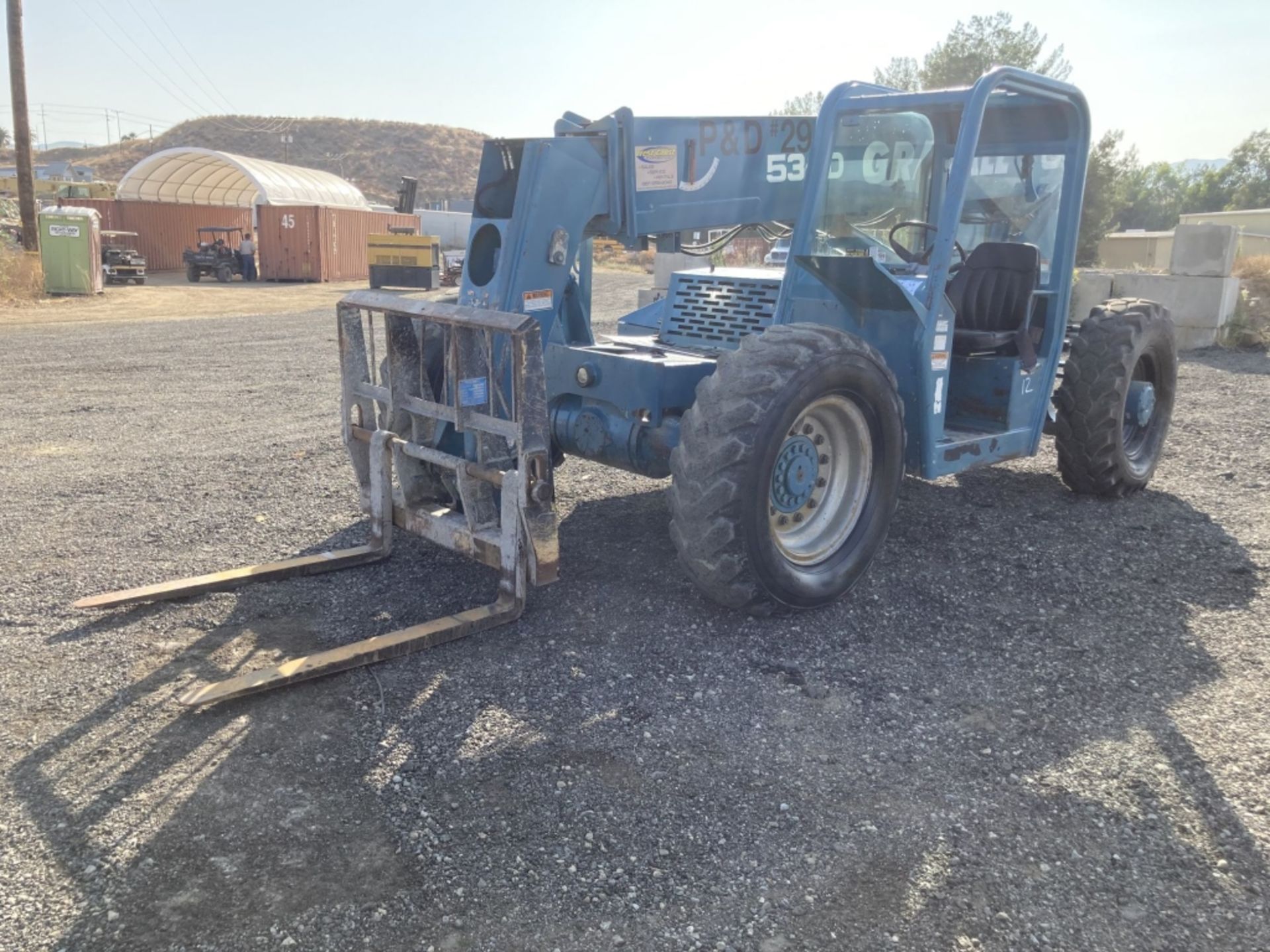 2001 Gradall 534D6 Forward Reach Forklift,