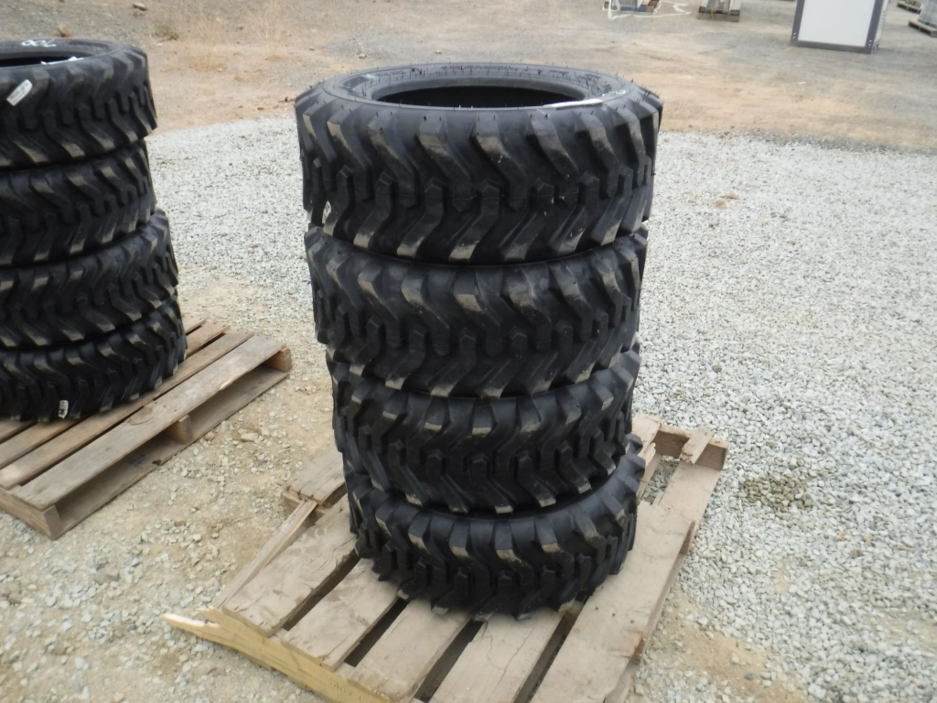 (4) Unused Camso SK332 10-16.5 Skid Steer Tires.