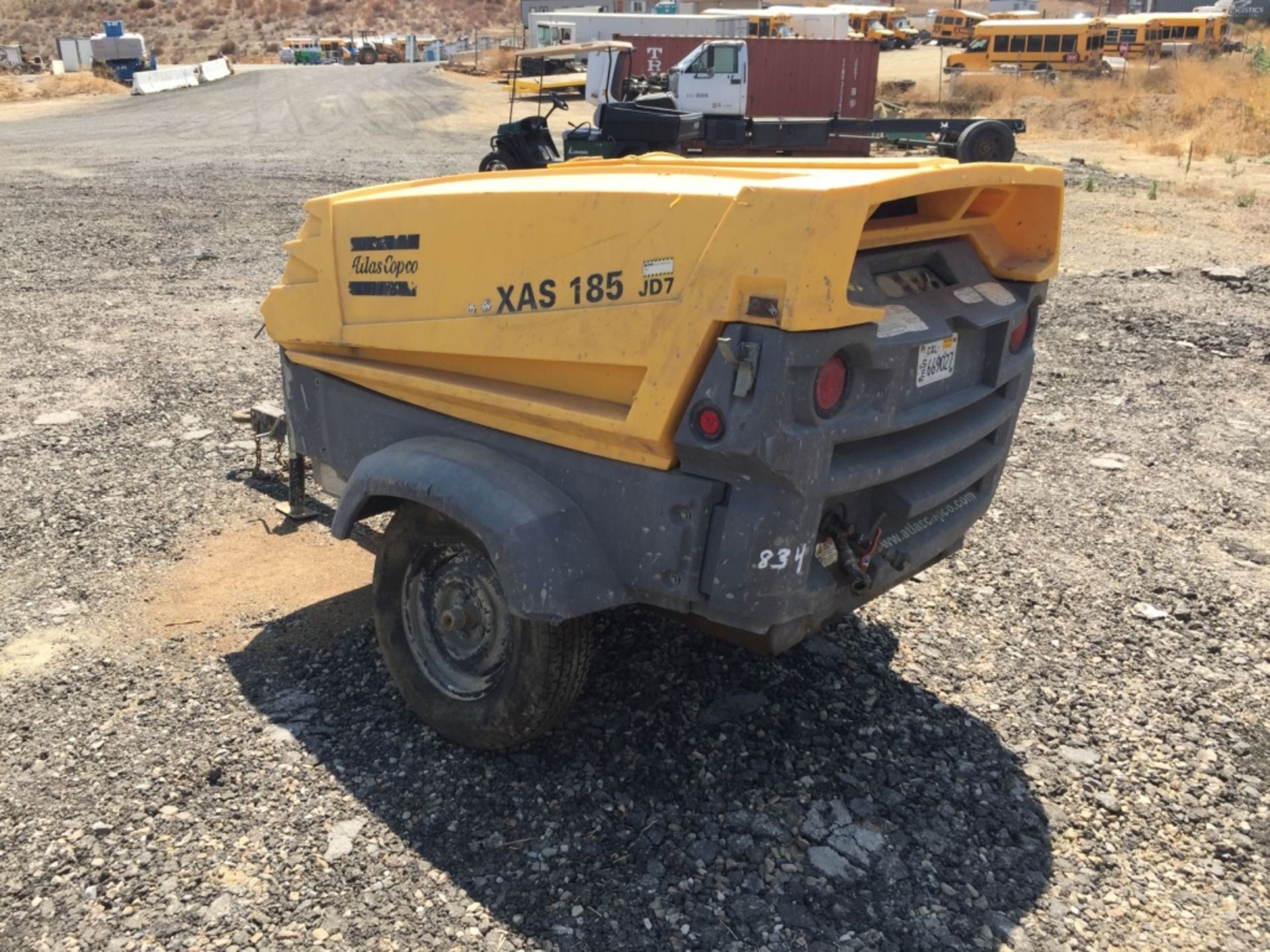 Atlas Copco XAS185JD7 185 CFM Air Compressor, - Image 5 of 26