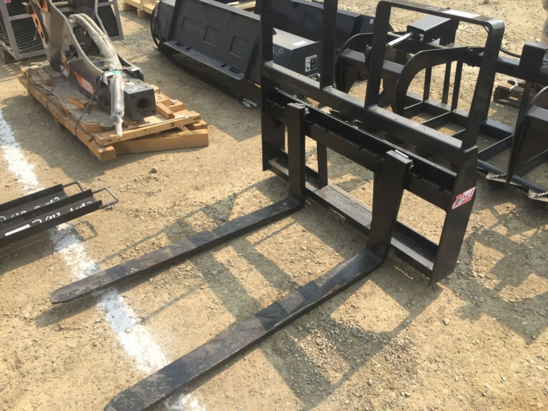 Unused Kivel 48" Pallet Fork Attachment,