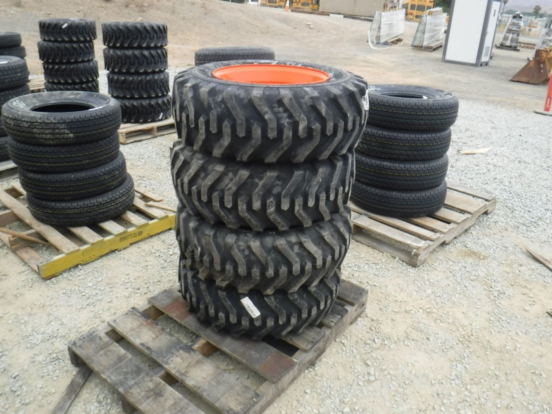 (4) Unused Camso SK332 10-16.5 Skid Steer Tires