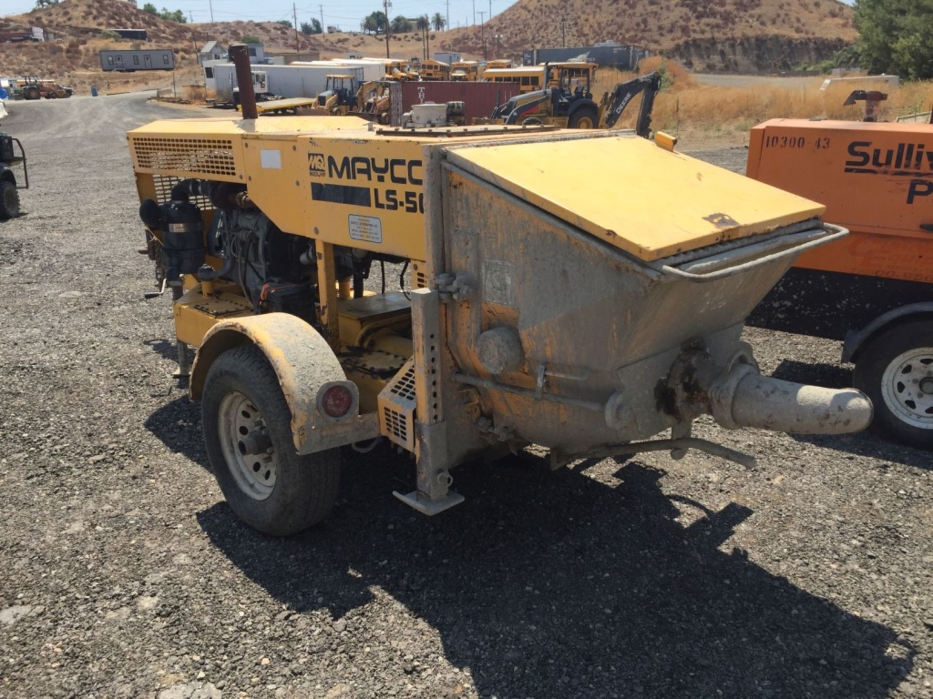 MQ Mayco LS-50T0RM Concrete Mixer/Pump Trailer, - Image 5 of 32