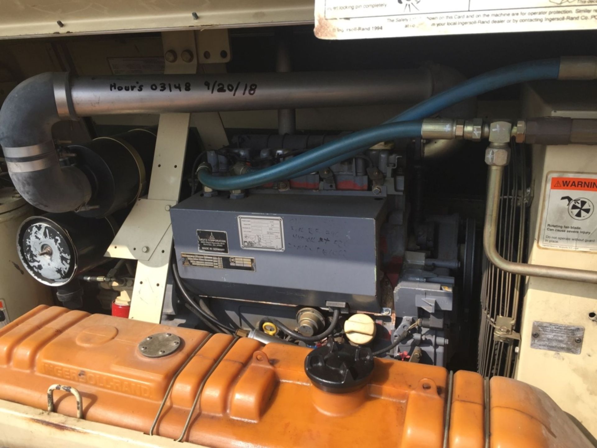 Ingersoll Rand P175DWD 175 CFM Air Compressor, - Image 9 of 32