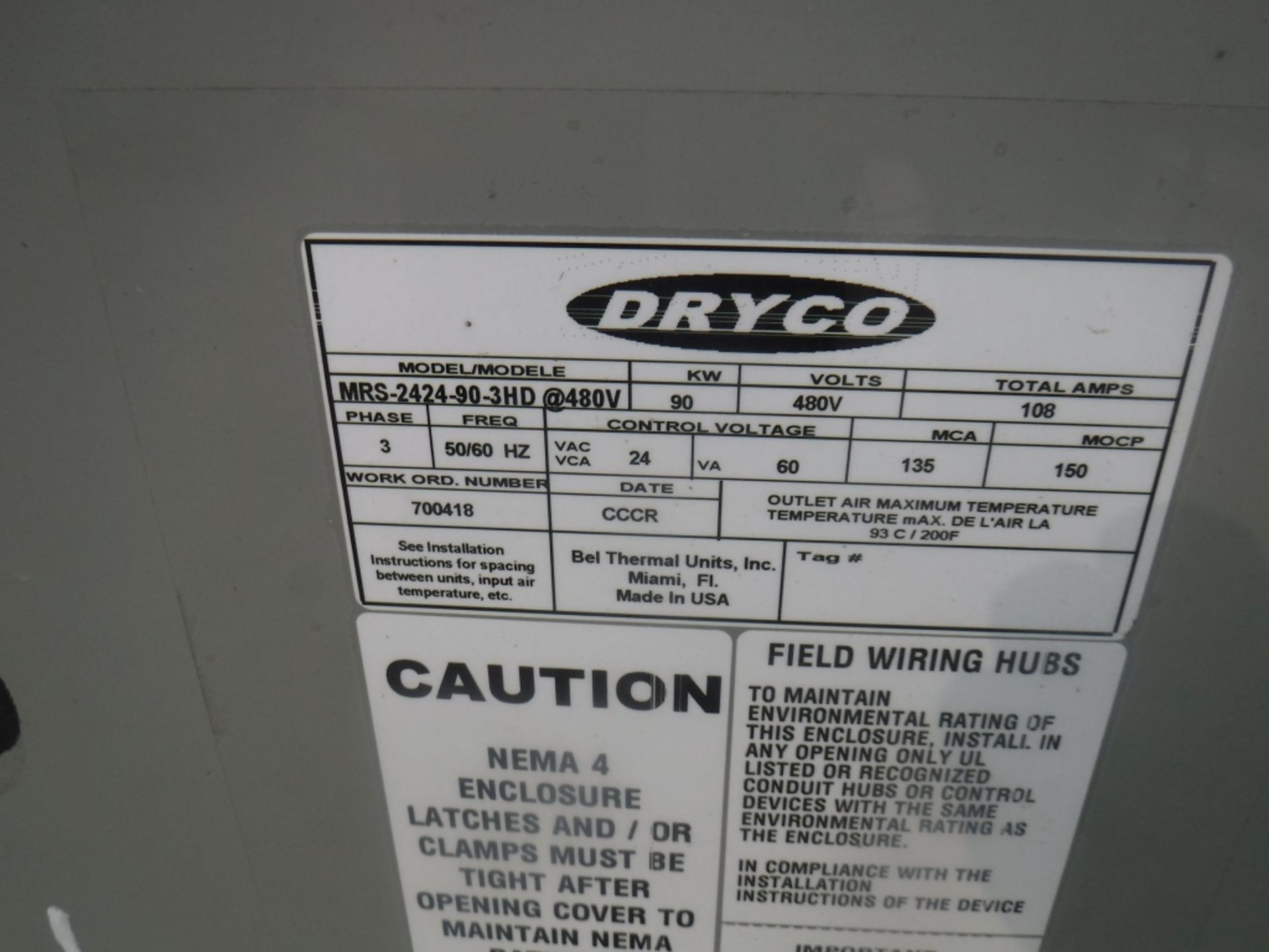 Dryco Thermal Unit, - Image 9 of 12