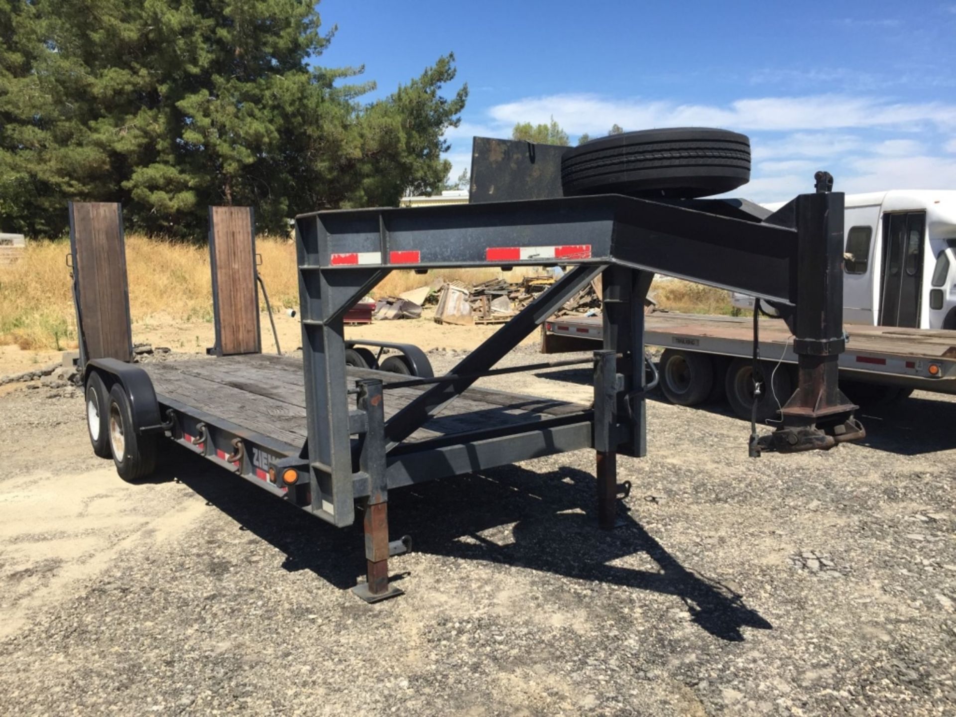 2011 Zieman 1195 Gooseneck Equipment Trailer,