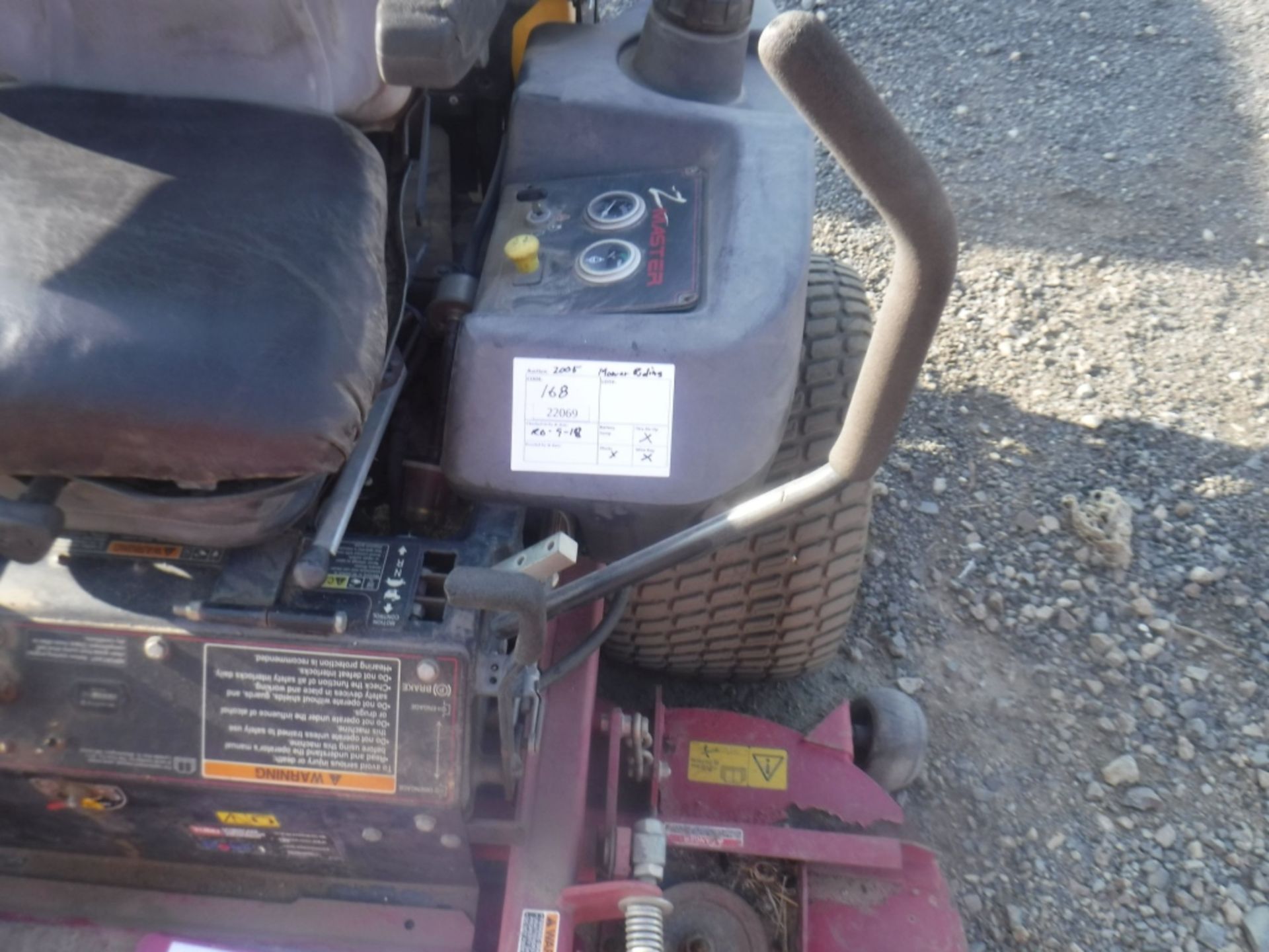 2002 Toro Z Master Riding Mower, - Image 9 of 15