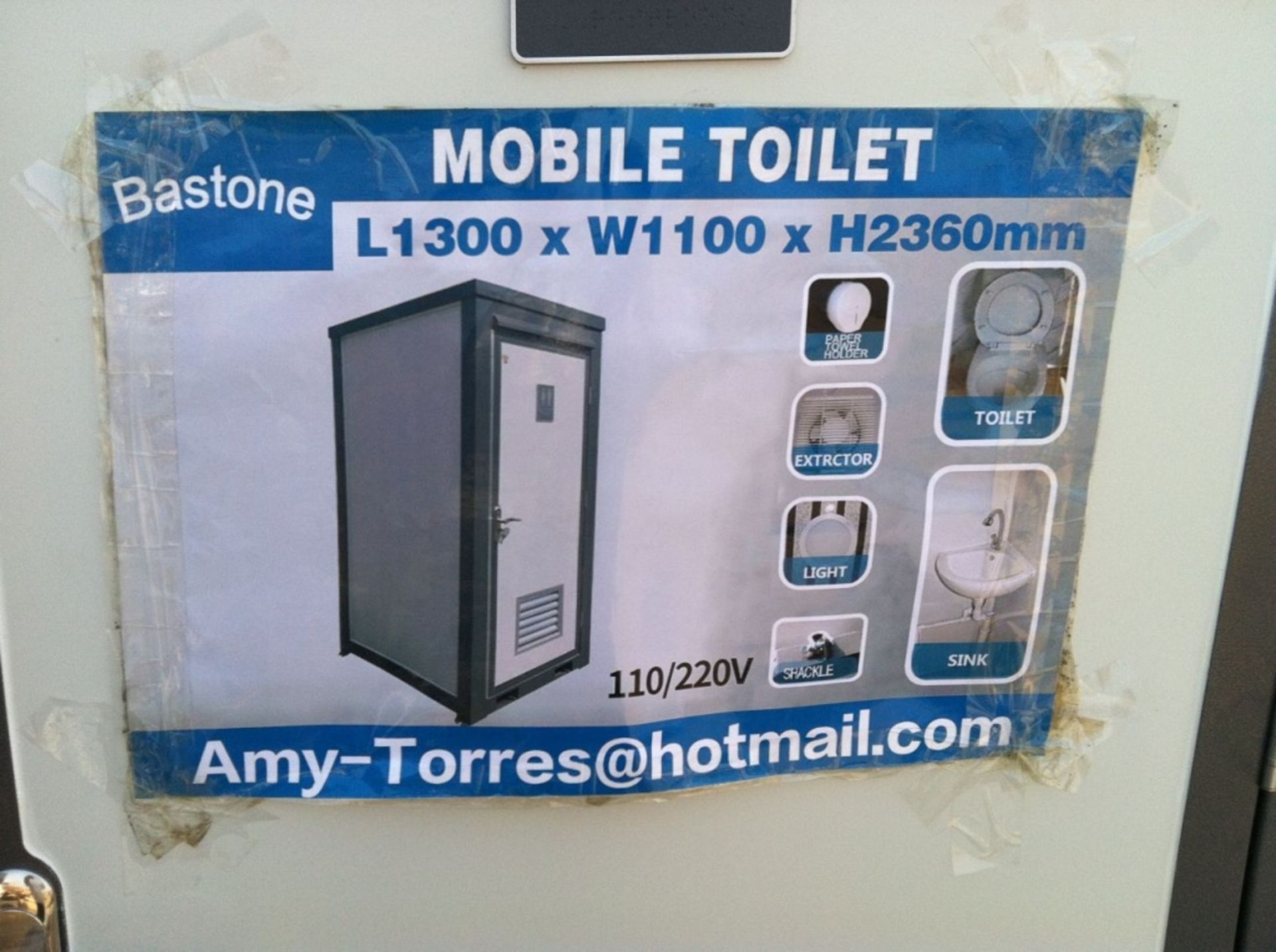 Unused 2020 Bastone Portable Toilet Unit,