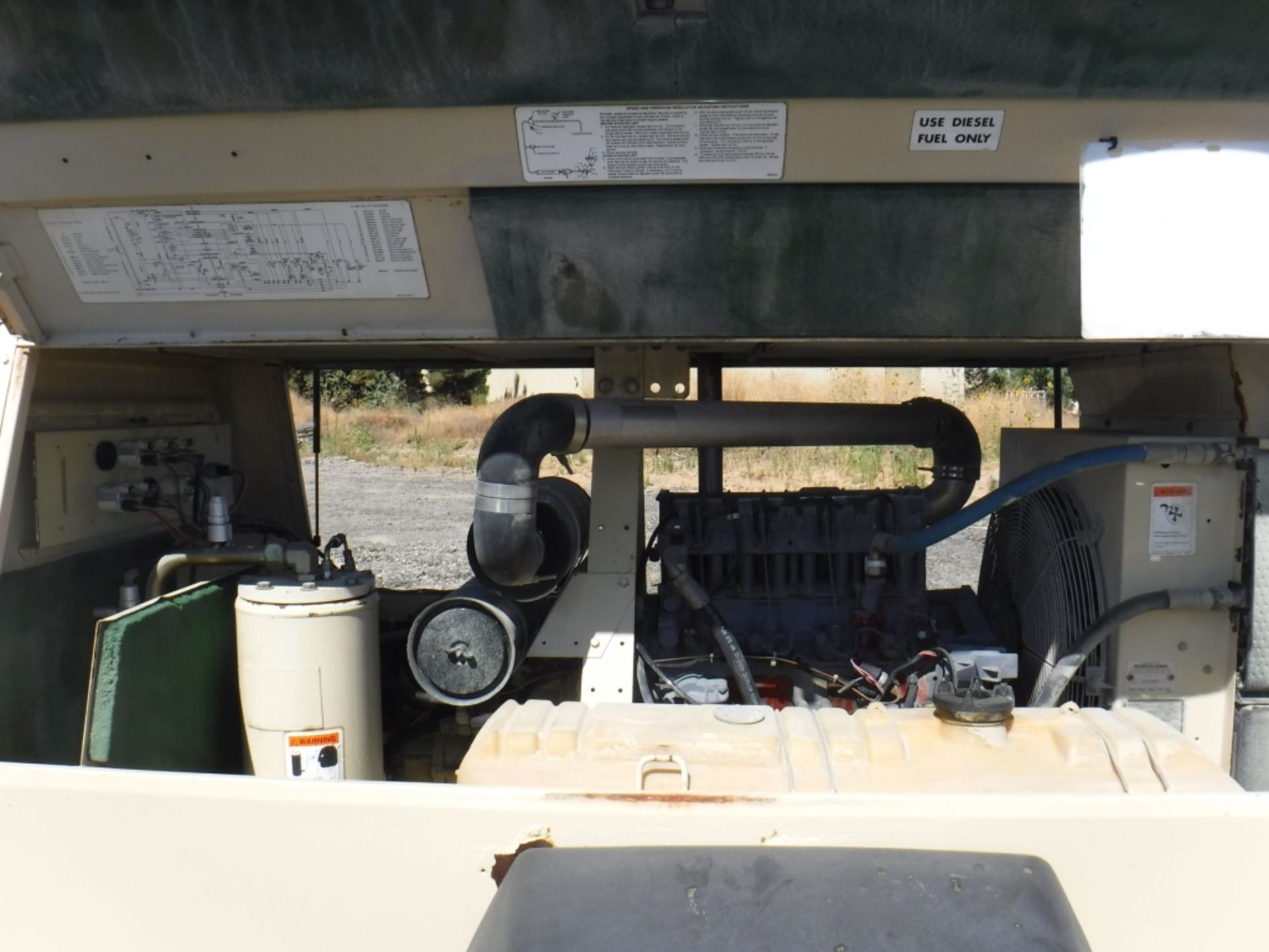 2003 Ingersoll Rand P185WD 185 CFM Air Compressor, - Image 12 of 24