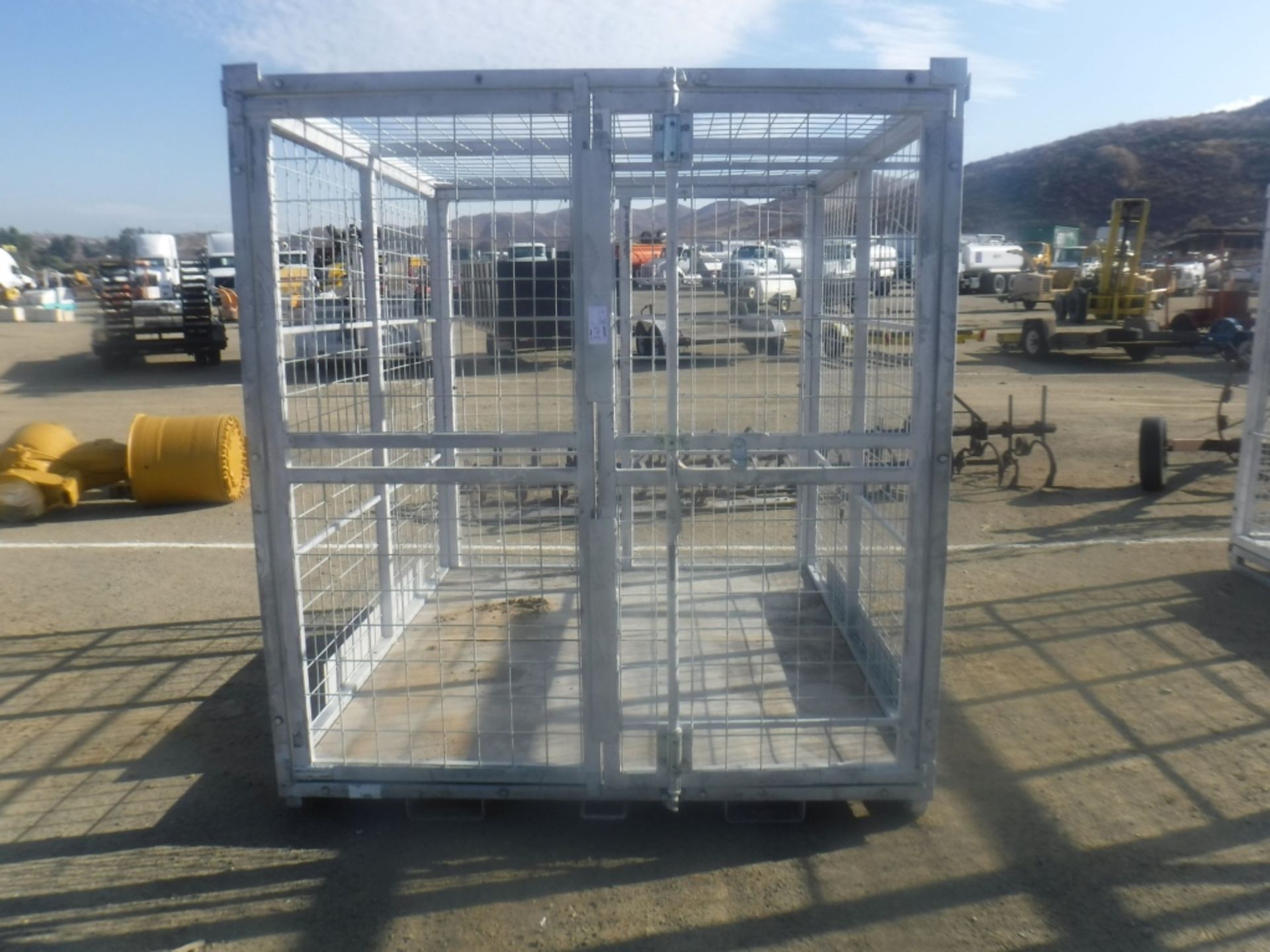98" x 78" x 86" Wire Container.