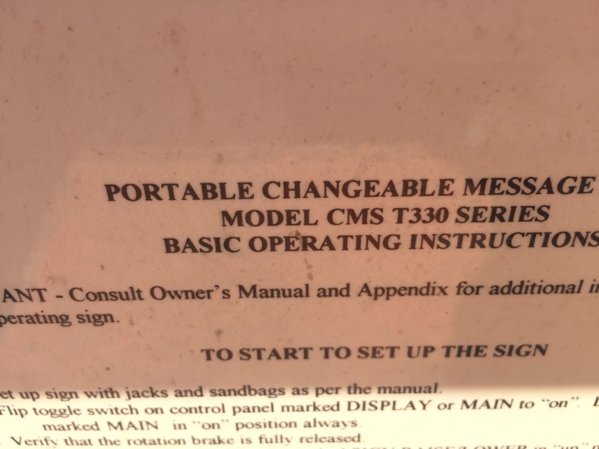 American Sign Co CMS T330 Series Message Board, - Image 19 of 20