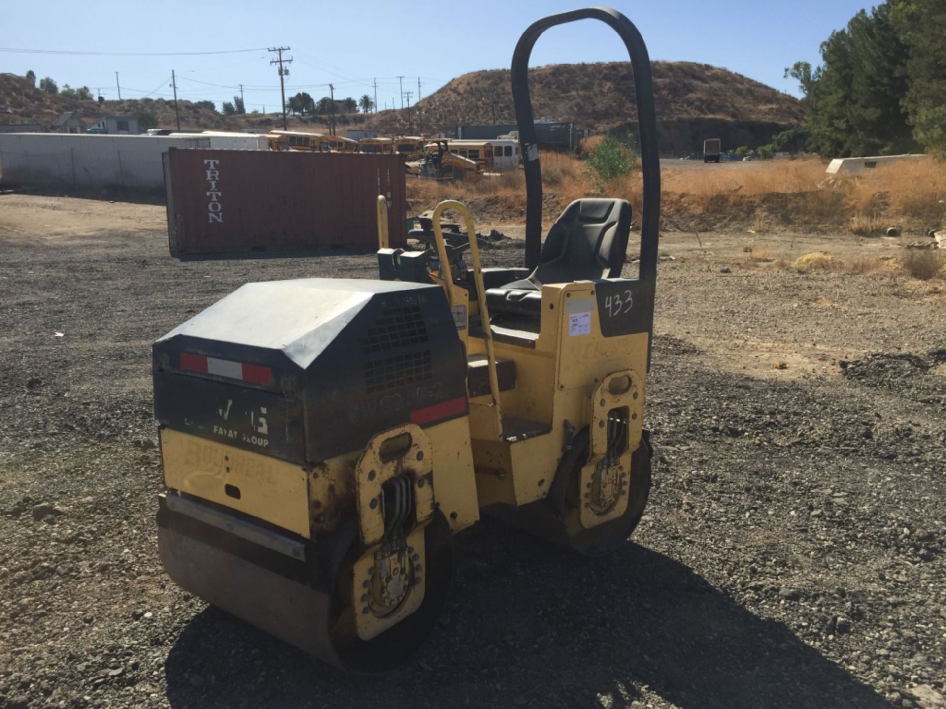 2007 Bomag BW90AD-2 Tandem Vibratory Roller, - Image 2 of 19