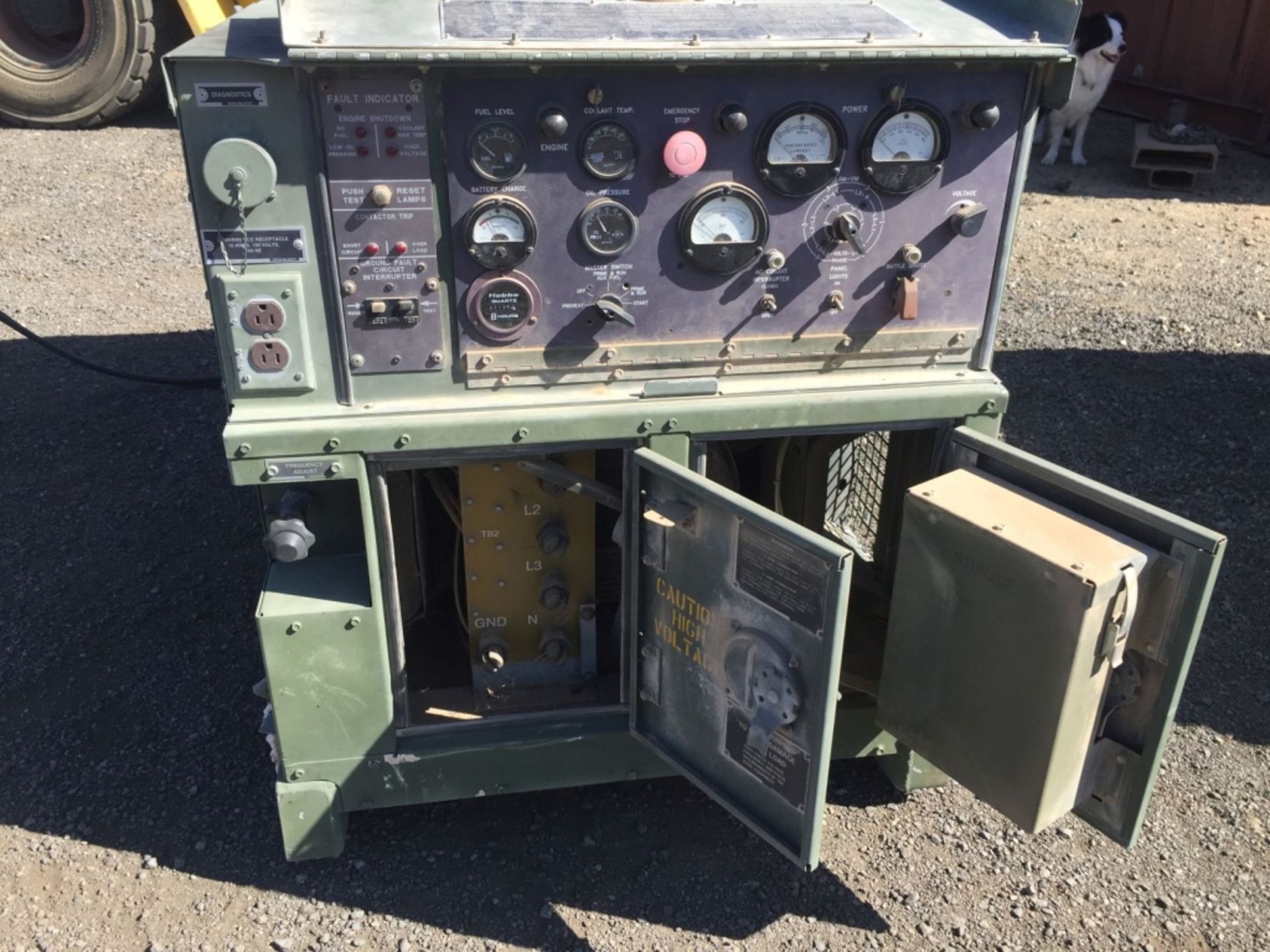 US Dept of Defense MEP-B813A 10 KW Generator, - Image 10 of 20