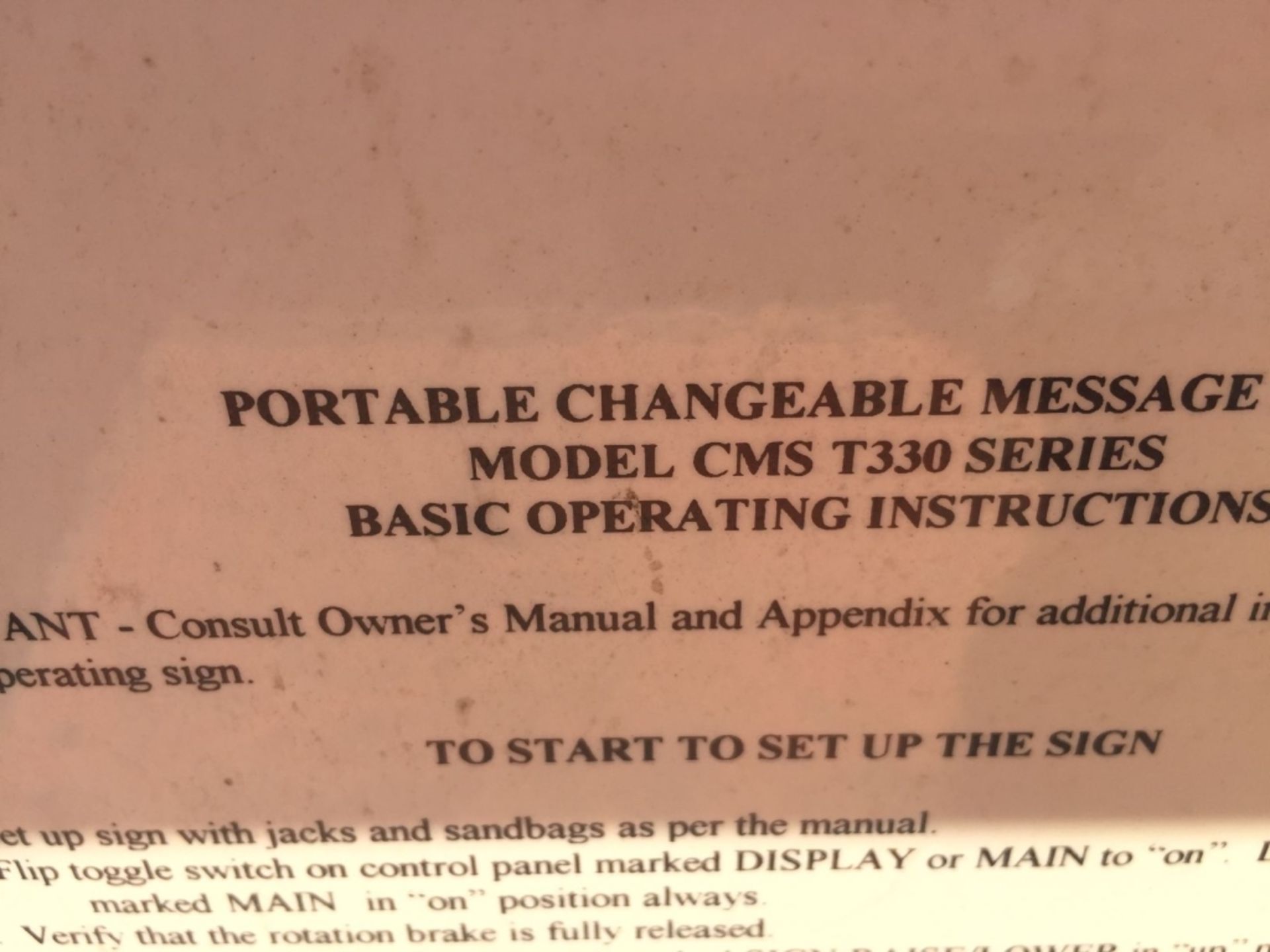 American Sign Co CMS T330 Series Message Board, - Image 20 of 20