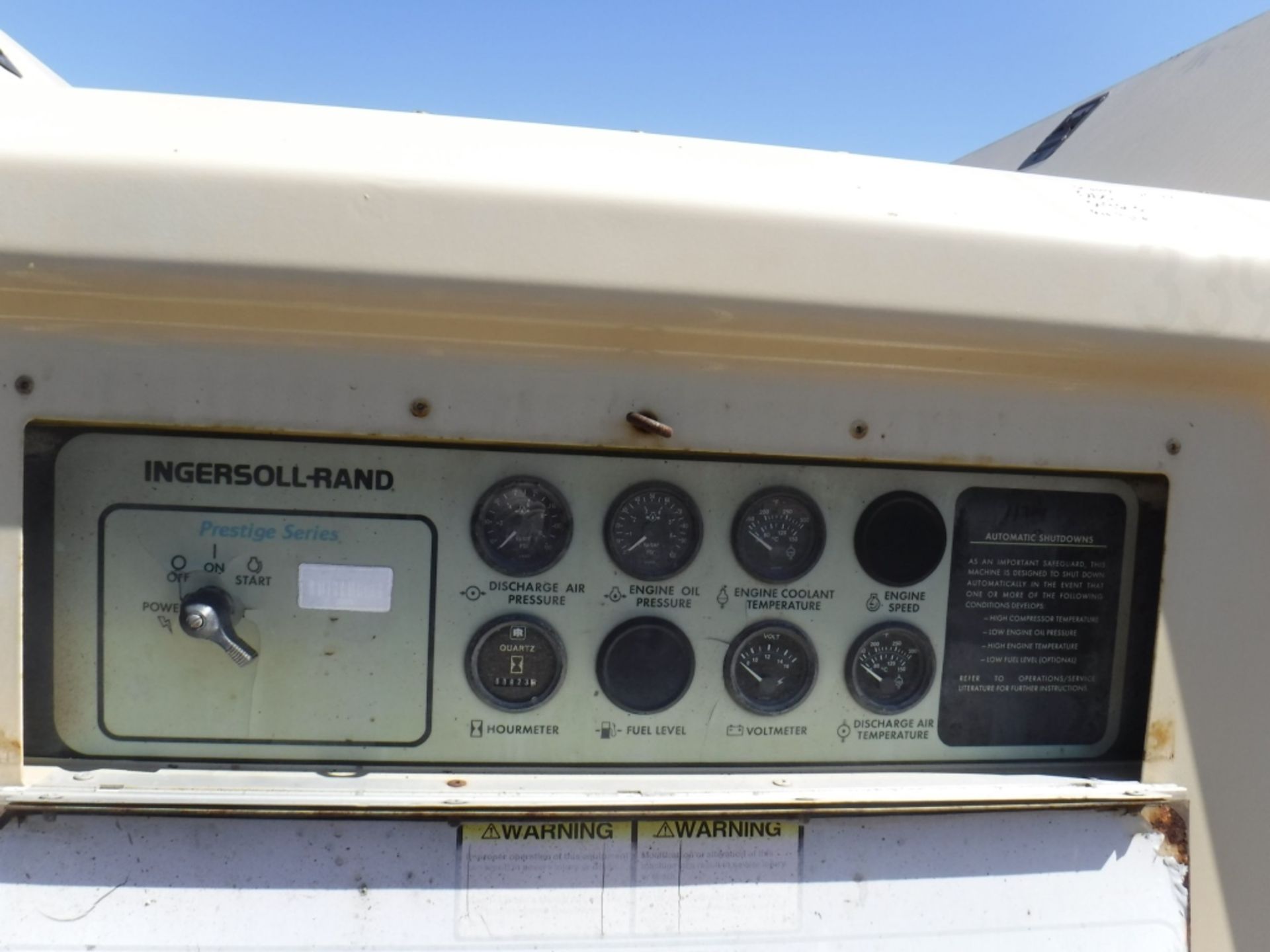 2003 Ingersoll Rand P185WD 185 CFM Air Compressor, - Image 17 of 24