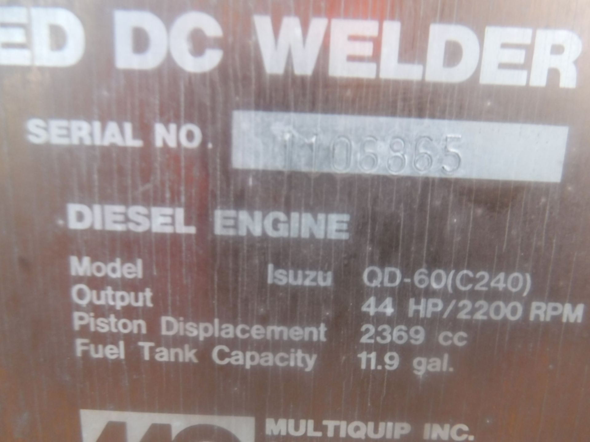 MQ Dualweld 500 DCI-500SSW 500 AMP Welder - Image 19 of 21