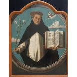 paneel, 120 x 93, Afbeelding van de heilige Dominicus, Florentijnse school