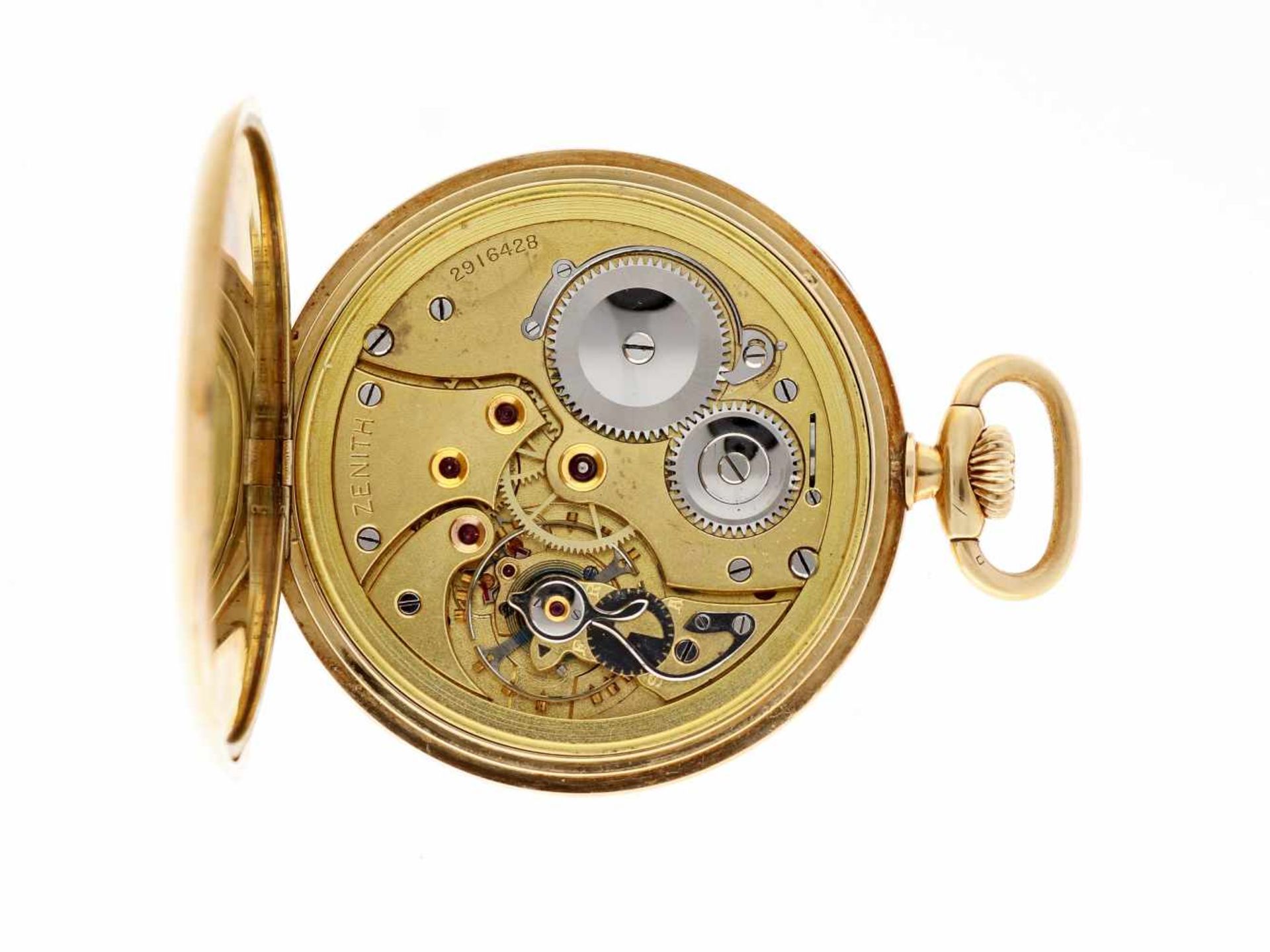 Pocket watch Zenith gold - Men's pocket watch - Manual winding - Ca. 1901. - Bild 3 aus 5