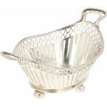 Small silver sweetmeat basket.