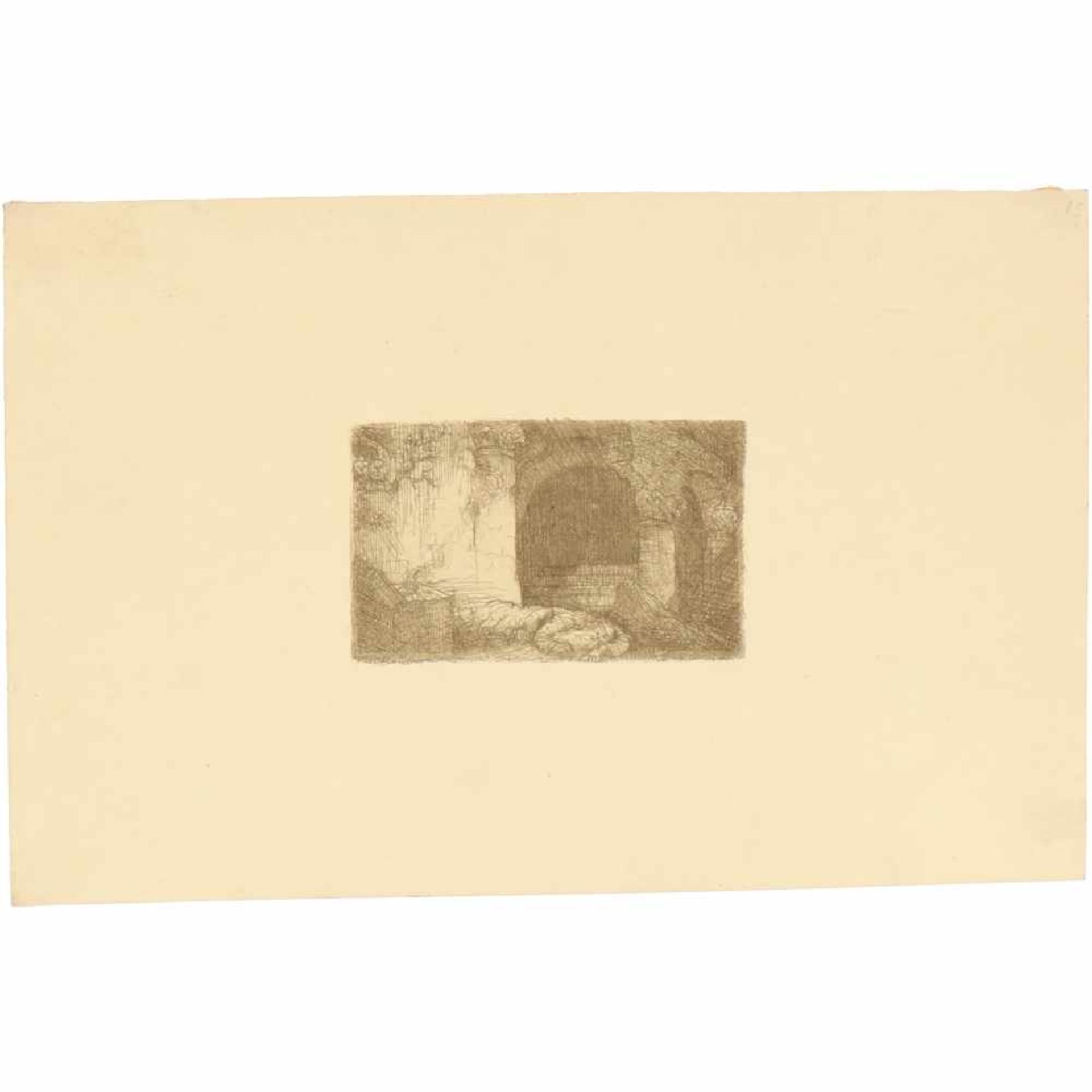 A lot with (7)-etchings by Marius Alexander Jacques Bauer (The Hague 1867 - 1932 Amsterdam). - Bild 8 aus 8