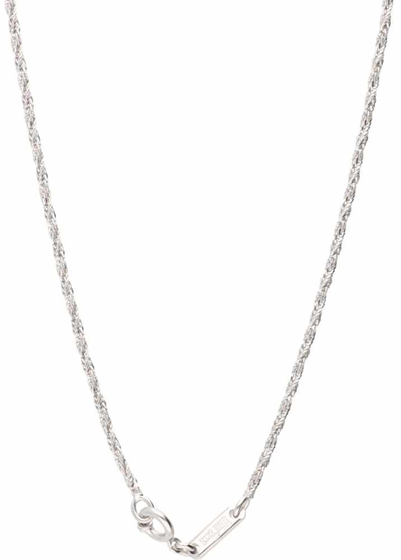 Chopard Happy Diamonds necklace white gold, ca. 0.14 carat diamond - 18 ct. - Bild 3 aus 5