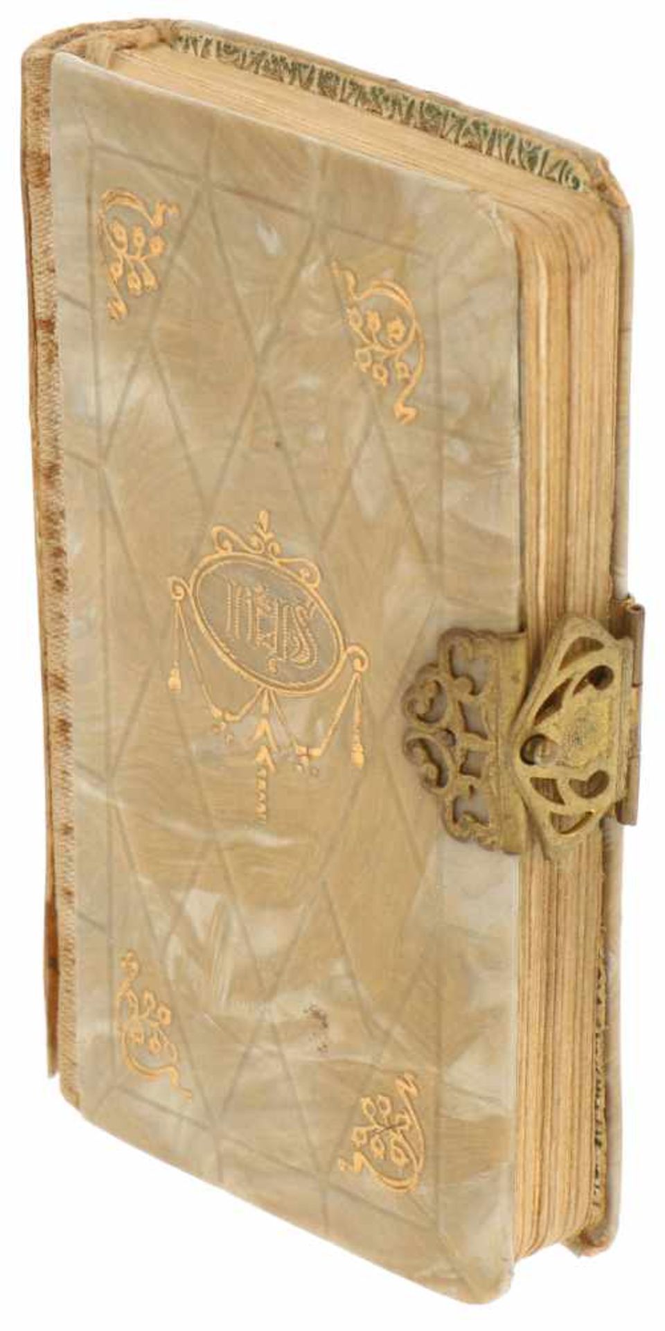 A Roman missal, the cover with mother of pearl. The Netherlands, 19th century.