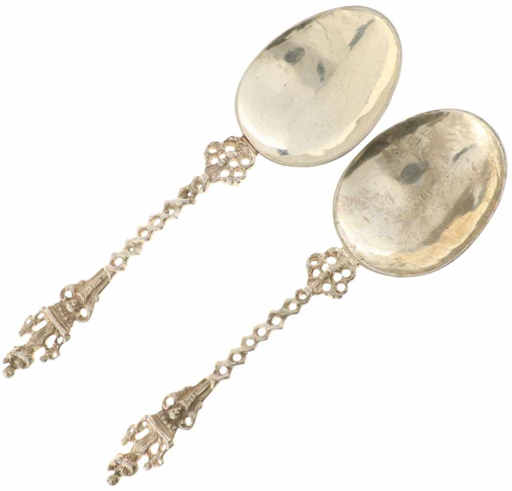 (2) Silver memory spoons.