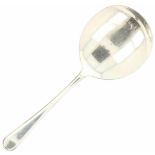 Silver porridge spoon.