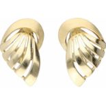 Earrings yellow gold - 14 ct.