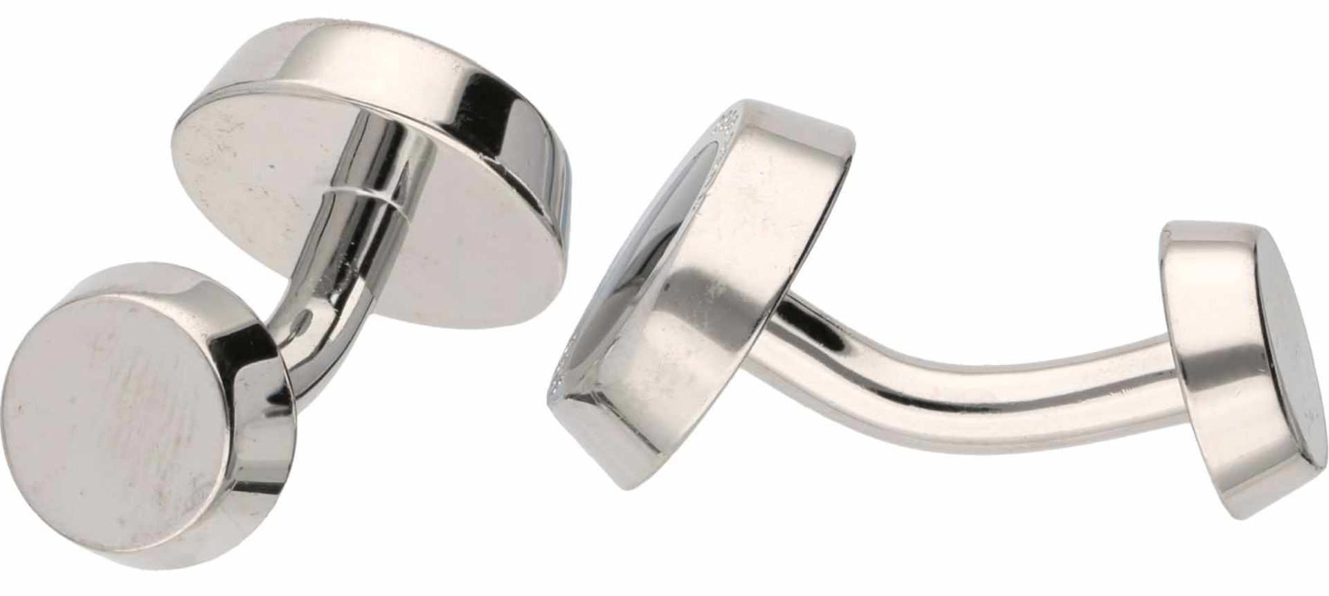 Hugo Boss cufflinks steel, onyx. - Bild 2 aus 2