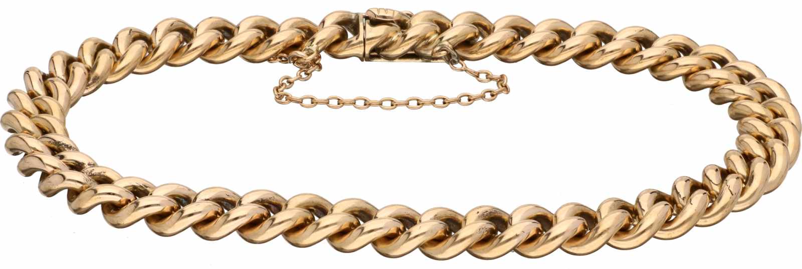 Gourmet chain bracelet yellow gold - 14 ct.