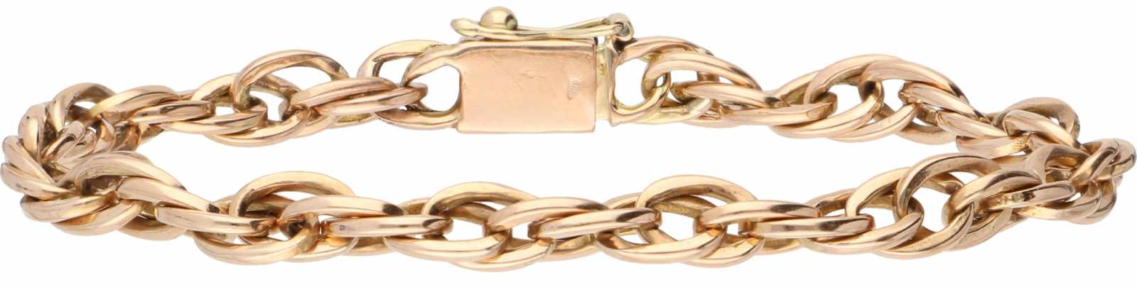 Chain bracelet rosé gold - 14 ct.<