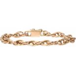Chain bracelet rosé gold - 14 ct.<