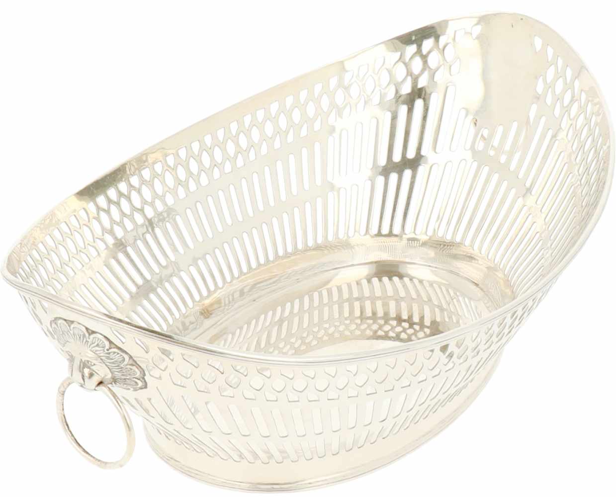 Silver bread basket.