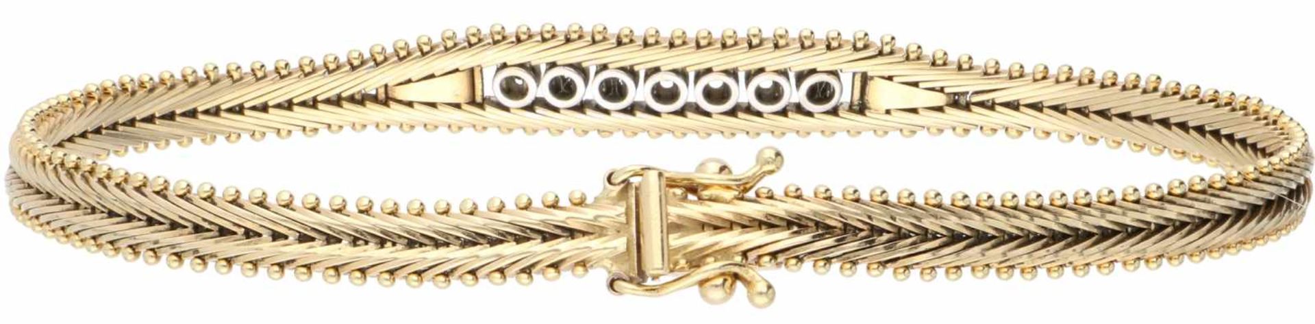 Necklace / bracelet yellow gold, ca. 0.43 carat diamond - 14 ct. - Bild 5 aus 5