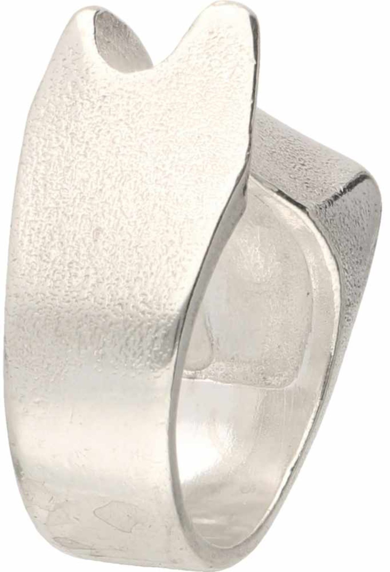 Zilveren Lapponia Mira ring - 925/1000.Designer: Björn Weckström. Ringmaat: 16,75 mm. Gewicht: 10, - Bild 2 aus 2