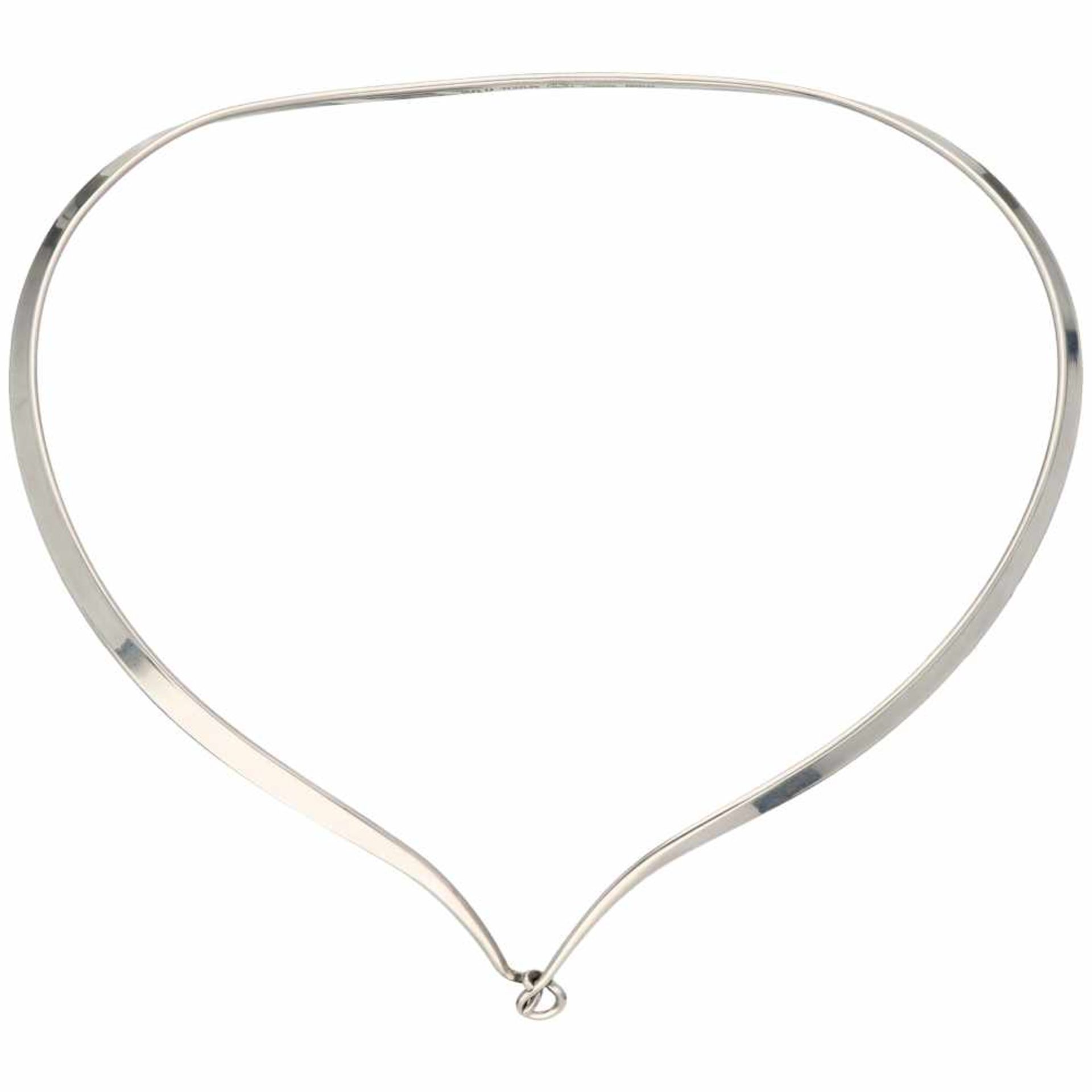 Zilveren Georg Jensen 169 spang collier - 925/1000.Designer: Vivianna Torun. L: ca. 49,5 cm.