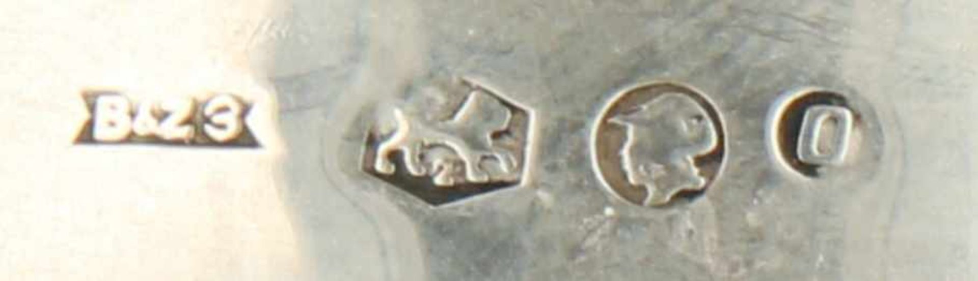 (3) Delige set kandelaren zilver.Waarvan 2 identiek en 1 grotere maat. Nederland, Haarlem, W. Burger - Bild 3 aus 7