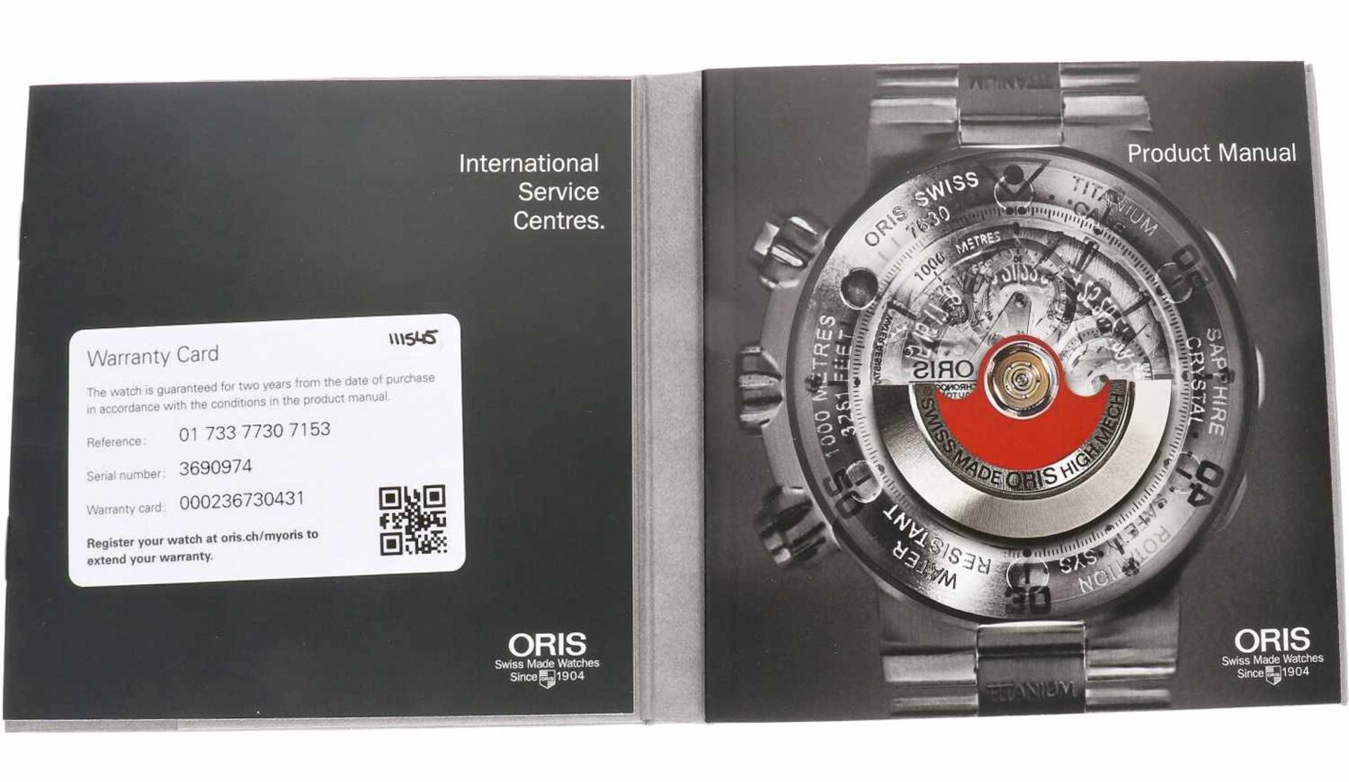 Oris Aquis Titanium Date 01733773071530173377307153 - Herenhorloge - Automaat - ca. 2010.Staat: 2 ( - Bild 6 aus 7