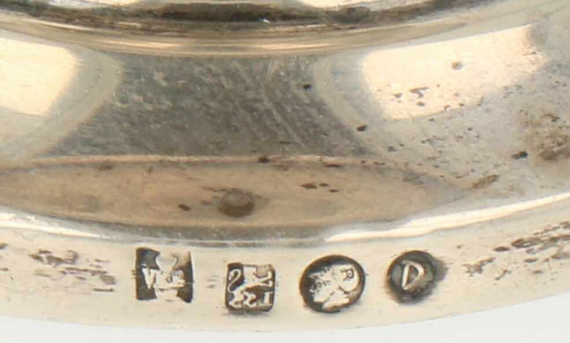 (2) Delige set tafelkandelaren zilver.Klein uitgevoerd set met filetrand versierd. Nederland, - Bild 3 aus 3