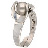 Zilveren Alton ring - 925/1000.Zweden, 1972. Ring is verstelbaar. Ringmaat: 17 mm. Gewicht: 3,8
