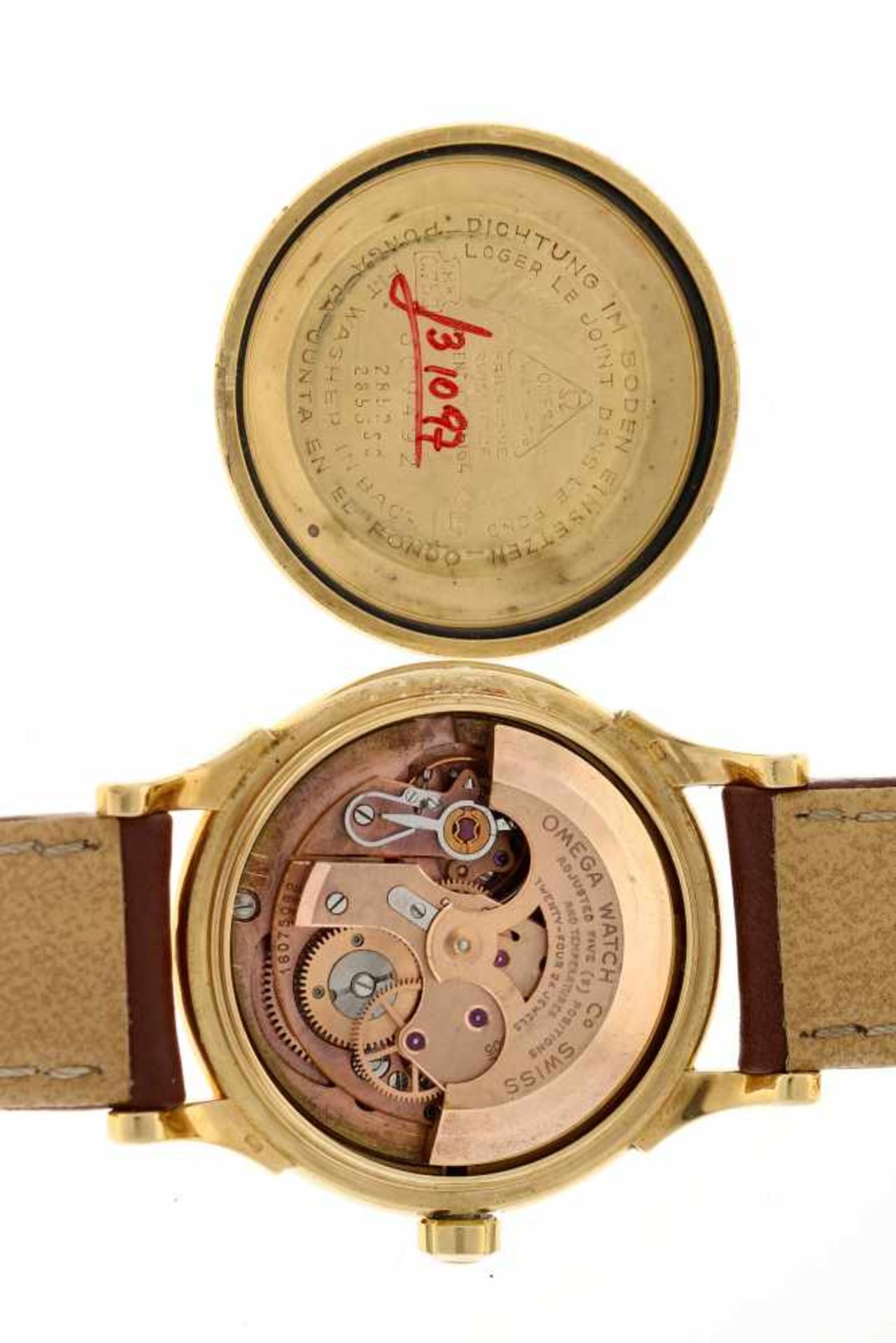 Omega Constellation Pie Pan dog leg 2852 gold2852 - Herenhorloge - Automaat - ca. 1958.Staat: 2 ( - Bild 6 aus 7