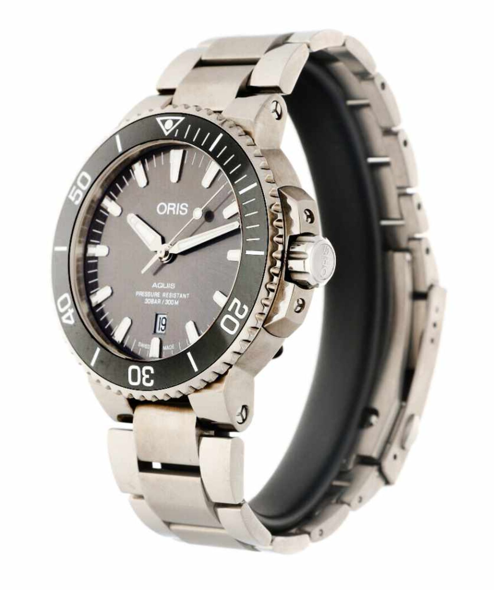 Oris Aquis Titanium Date 01733773071530173377307153 - Herenhorloge - Automaat - ca. 2010.Staat: 2 ( - Bild 2 aus 7