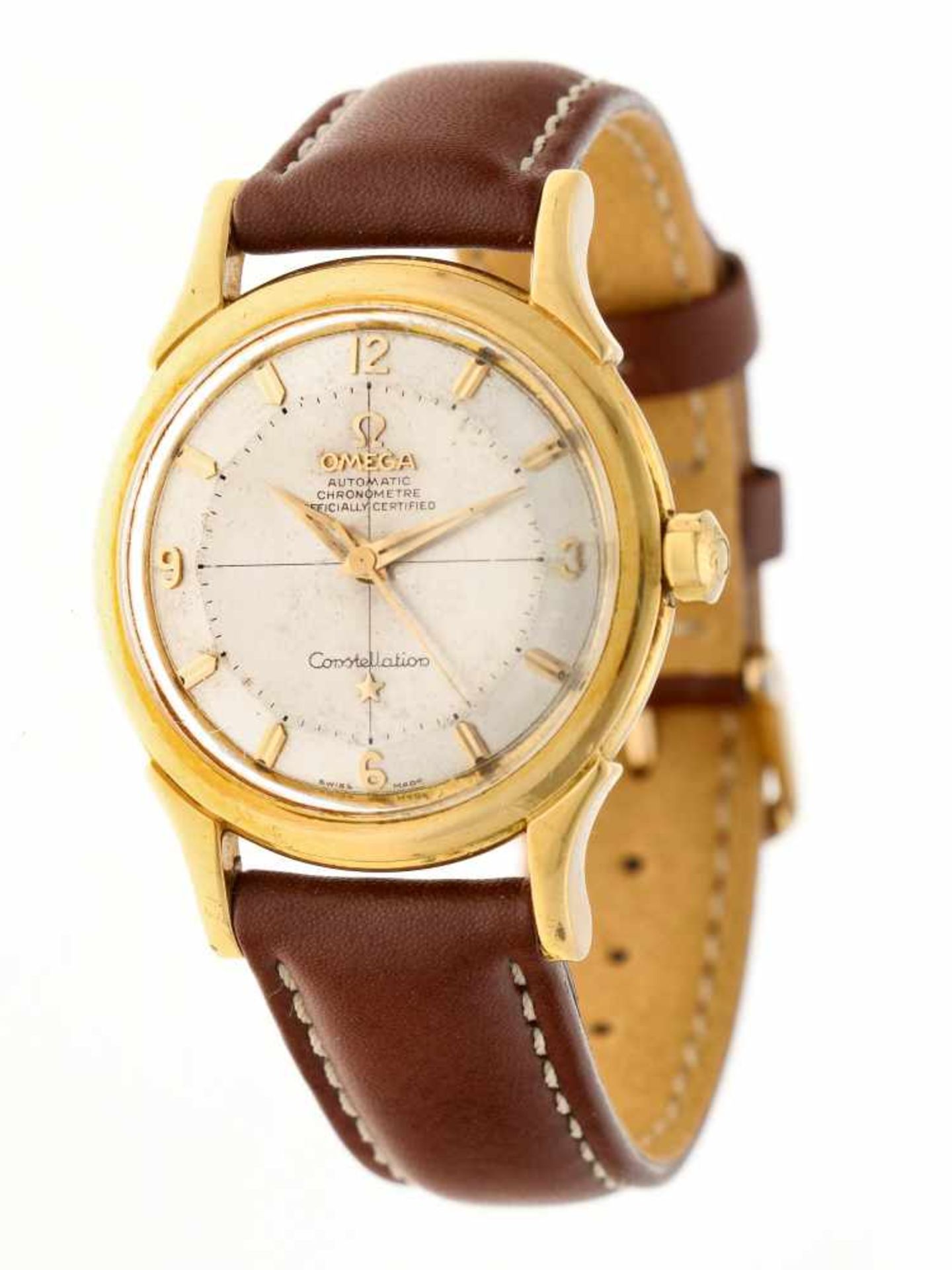 Omega Constellation Pie Pan dog leg 2852 gold2852 - Herenhorloge - Automaat - ca. 1958.Staat: 2 ( - Bild 2 aus 7